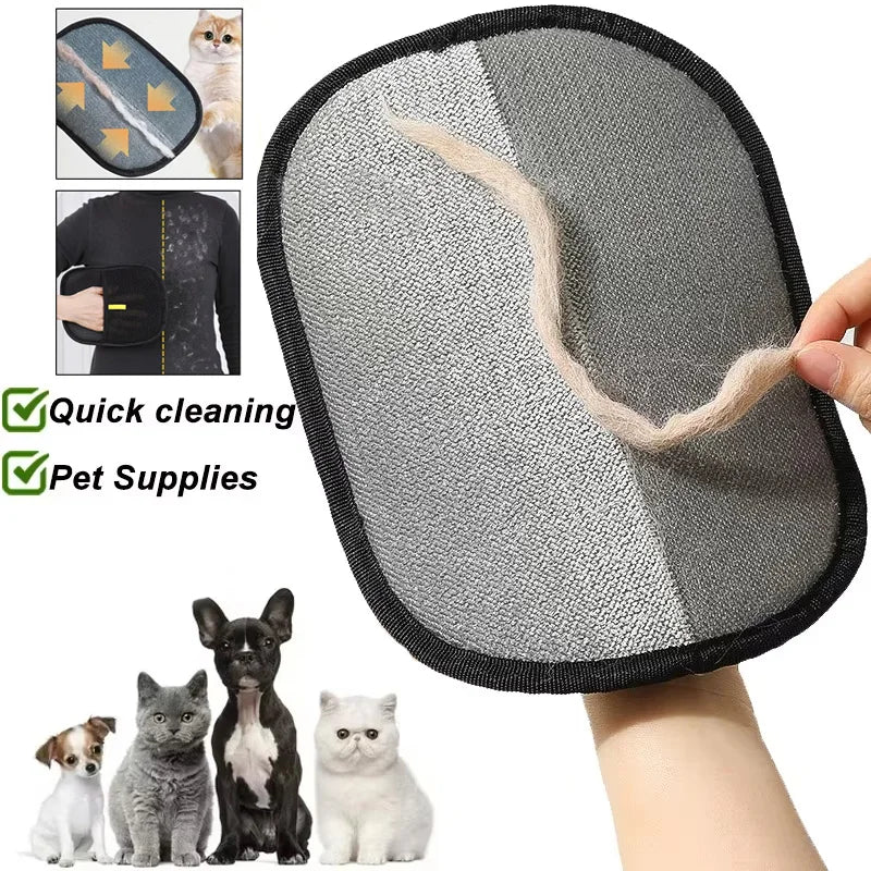 Pet Hair Remover Glove – Portable Washable Cleaning Tool for Pets & Clothes.