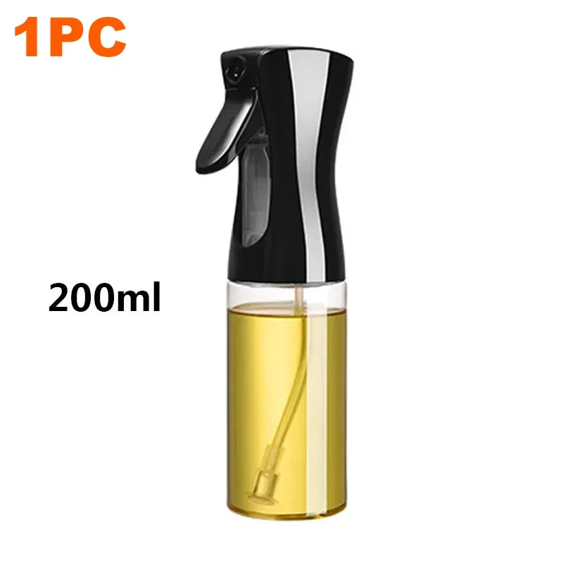 Dual-Use Oil Spray Bottle – 200/300/500ml Refillable Cooking & BBQ Mister.