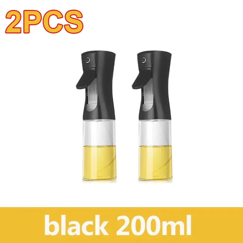 Dual-Use Oil Spray Bottle – 200/300/500ml Refillable Cooking & BBQ Mister.