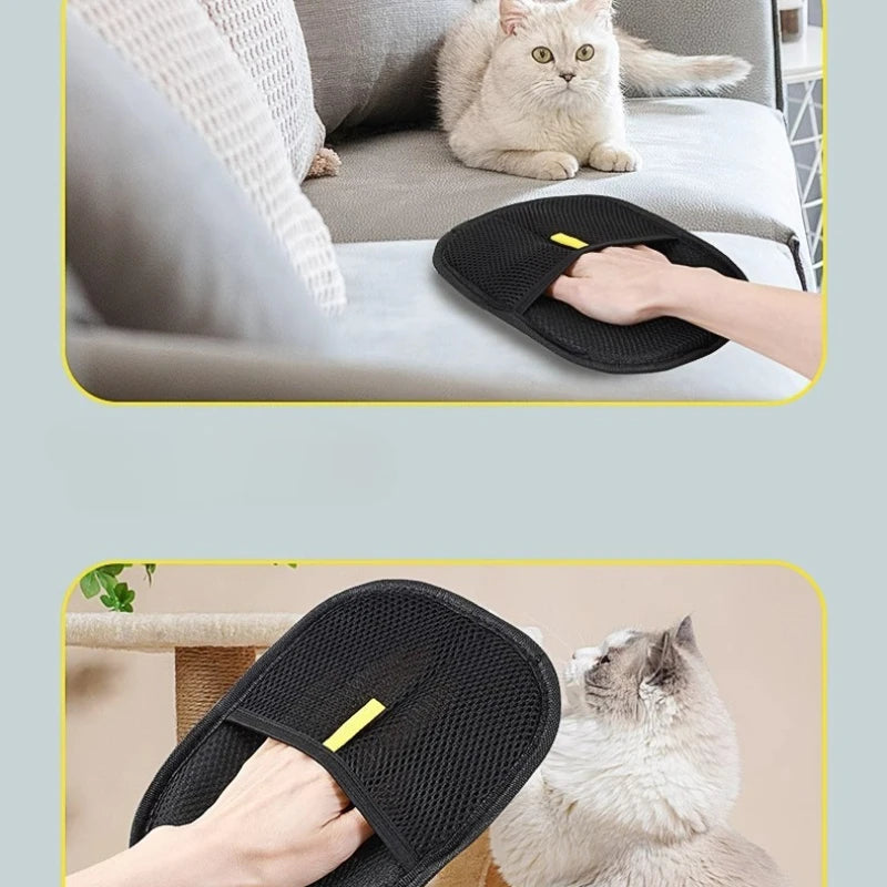 Pet Hair Remover Glove – Portable Washable Cleaning Tool for Pets & Clothes.